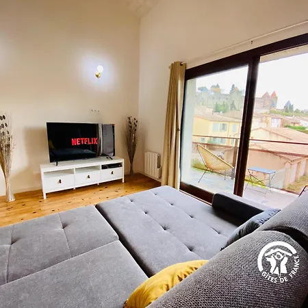Loft Cocon Climatise - Imprenable Vue Sur Le Chateau Comtal Apartment