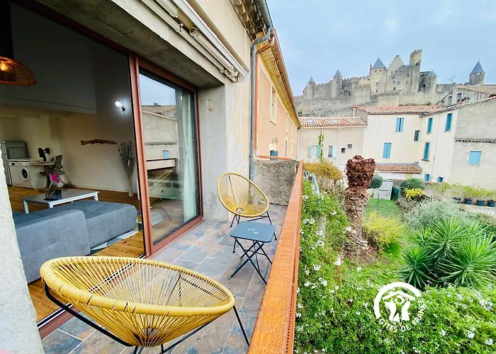 Loft Cocon Climatise - Imprenable Vue Sur Le Chateau Comtal Carcassonne